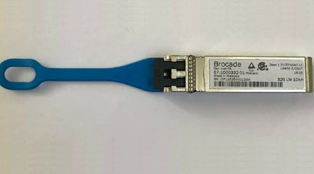 Brocade XBR-000238 32Gbps LW FC Single-mode 10km 1310nm Transceiver | USED