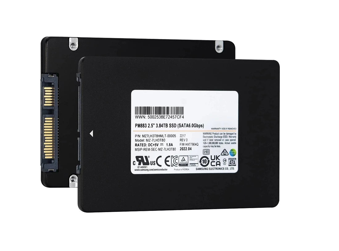 Samsung PM883 MZ7LH3T8HMLT - SSD - 3.84 TB - SATA 6Gb/s Brand New | USED Main image