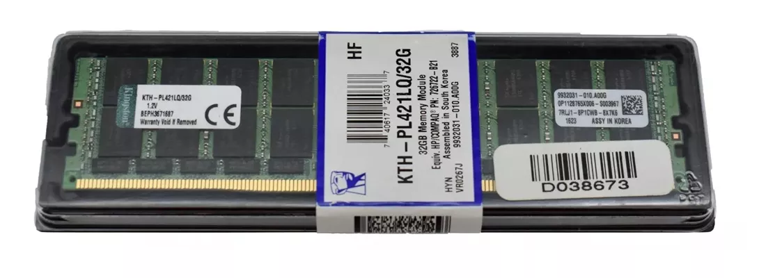 Kingston KTH-PL421LQ/32G 32GB PC4-17000 DDR4-2133MHz 4Rx4 ECC Memory | USED Main image