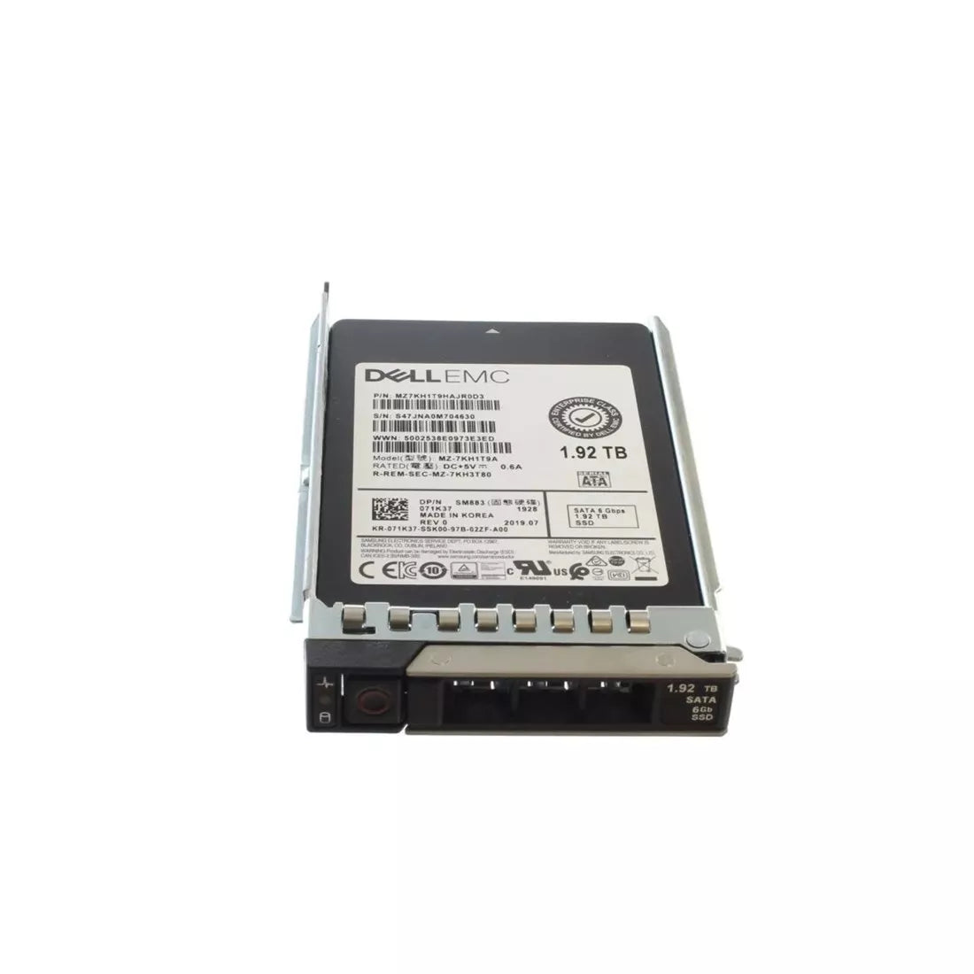 Dell Y24T6 1.92TB SATA-6Gbps Read Intensive 1DWPD 2.5-Inch Hot Plug SSD New | BRAND NEW
