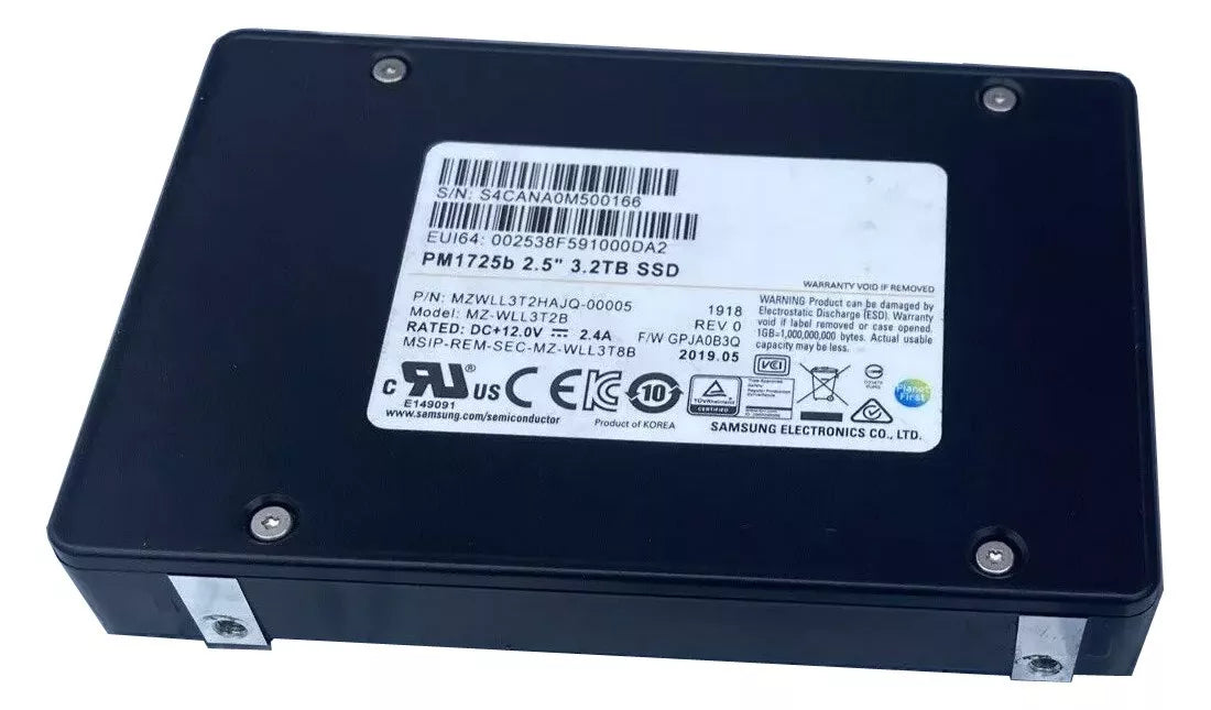 Refurbished | Samsung MZWLL3T2HAJQ-00005 PM1725b 3.2Tb PCIe Gen3 x4/dual port x2 Ssd Main image