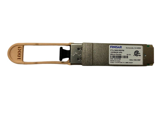 Finisar FTLC9555REPM 100m 並行 MMF 100G QSFP28 光收發器 |使用過的