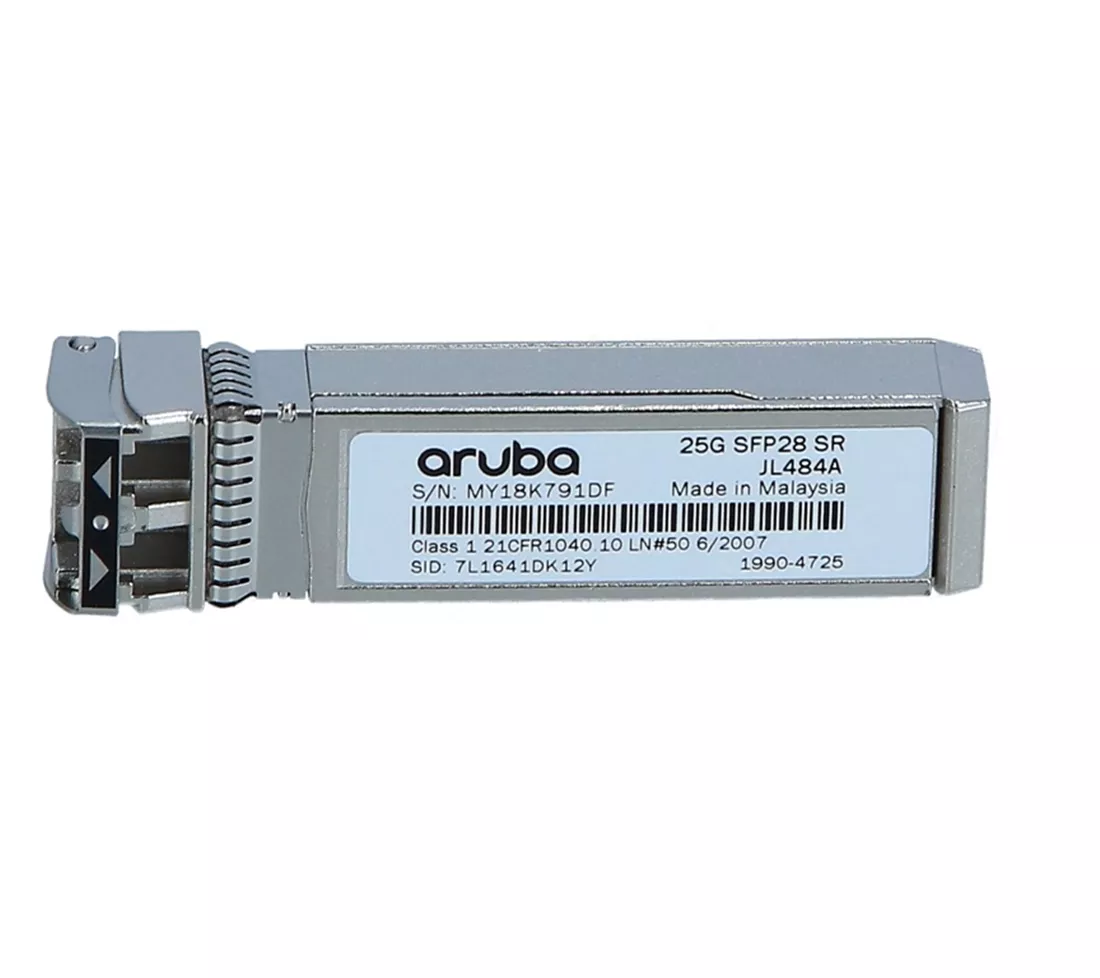HPE JL484A Aruba 25G Sfp28 Lc Sr 100m Mmf Transceiver Image principale