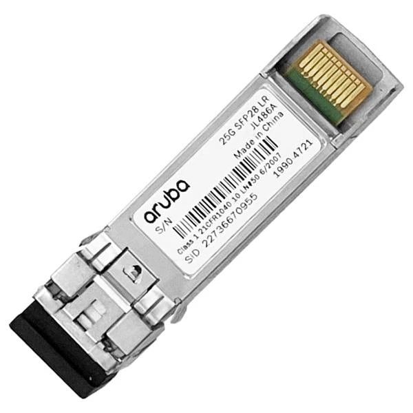 HPE JL486-61001 Aruba 25G SFP28 LC LR 10Km SMF Transceiver Image principale