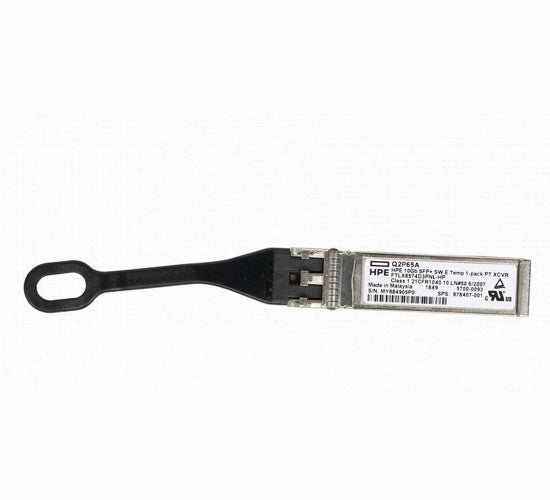 HPE 878407-001 10GbE SFP+ SW Extended Temp Transceiver with Pull Tab Image principale