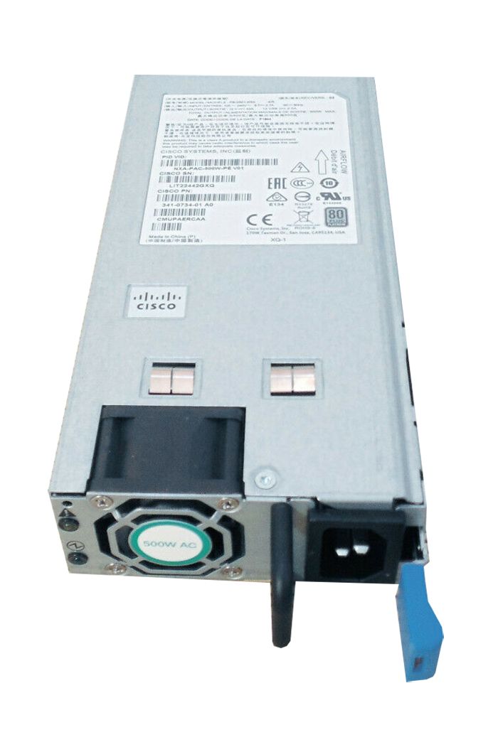 Cisco NXA-PAC-500W-PE 500W AC Back-to-Front Air Power Supply | USED Main image