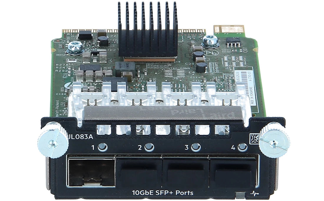 HPE JL083A Aruba 3810M/2930M 4-port 100M/1G/10G SFP+ MACsec Module | USED