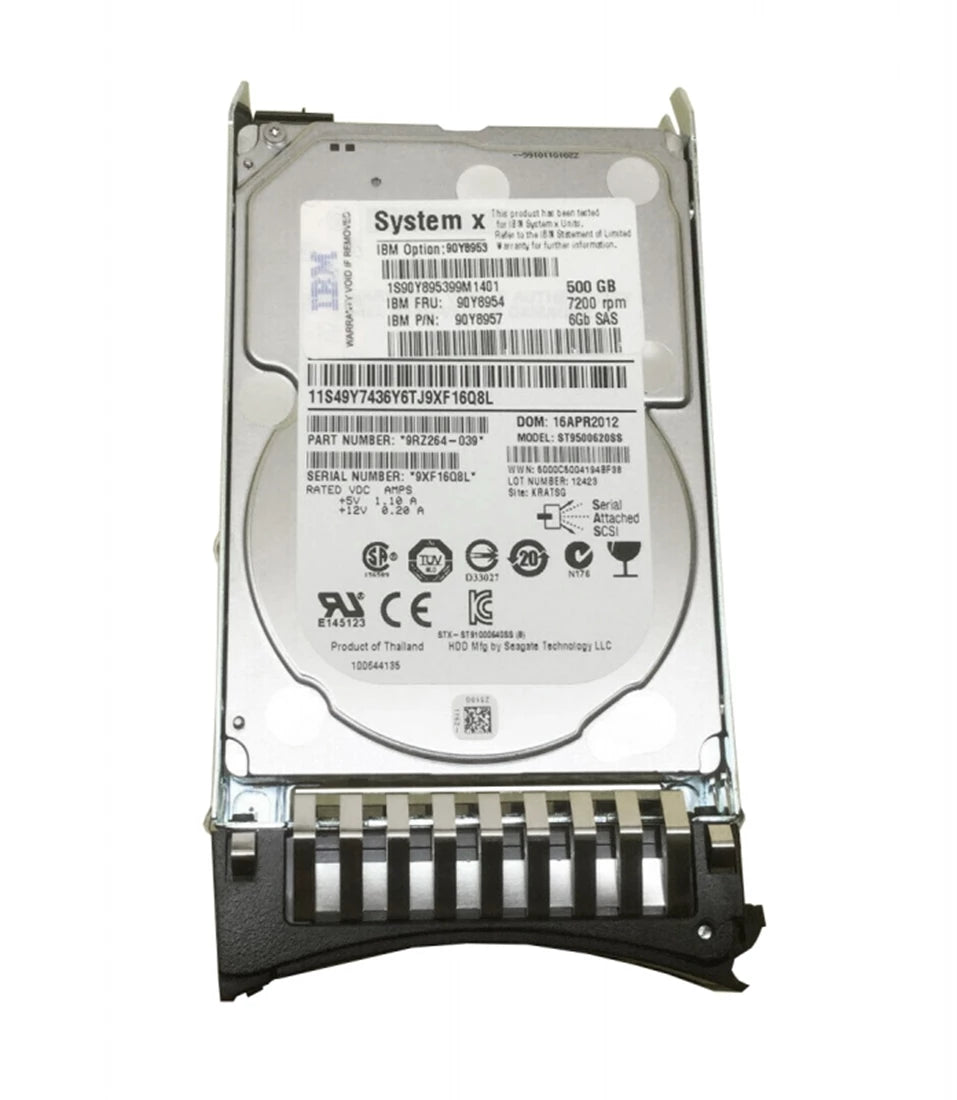 Ổ cứng IBM 00NA587 500 GB 2.5" SAS 6Gb/s | Đã qua sử dụng