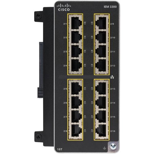 Bộ định tuyến Cisco IEM-3300-16T Catalyst IE3300 L2 Gigabit Ethernet (10/100/1000) màu đen | Đã qua sử dụng Hình ảnh chính