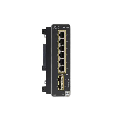 Cisco IEM-3300-6T2S Catalyst IE3300 Rugged 6 Port GE Copper + 2 Port SFP Module | USED