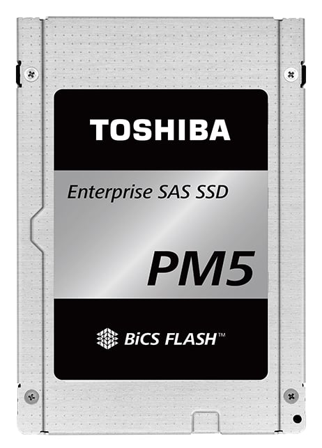 Toshiba KPM5XMUG800G 800GB Write-Intensive SAS 12Gbps 512e SIE SSD | USED