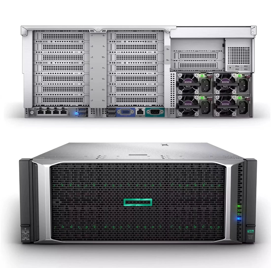 HPE P05671-B21 DL580 Gen10 8260 2.4GHz 24-core 4P 512GB-R P408i-p 8SFF 4x1600W RPS Server | USED Main image