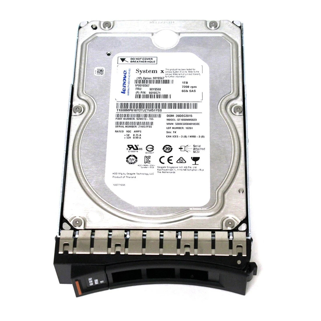 IBM 90Y8568 Ổ cứng 1 TB SAS 6Gb/s | ĐÃ SỬ DỤNG