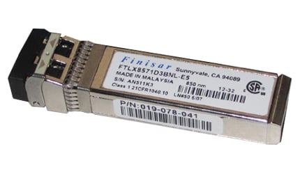EMC 019-078-041 Émetteur-récepteur 10GbE 10GFC SFP+ 300M 850nm | UTILISÉ
