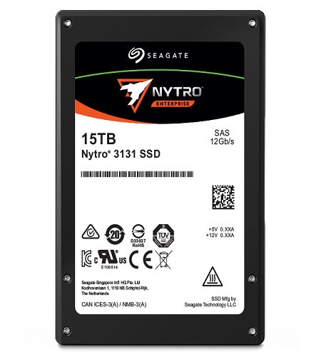 SEAGATE XS15360TE70014 Nytro 3131 15,36 To RI SAS-12G 3d etlc SED 2,5 pouces SSD | UTILISÉ