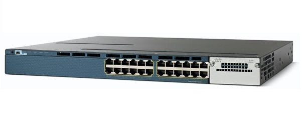 Cisco WS-C3560X-24T-L Catalyst Managed Switch 24 Ports data lan base Ref | USED