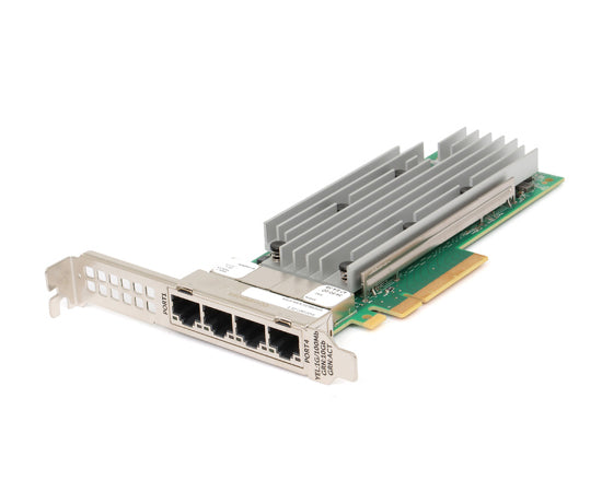 Dell QL41164HFRJ-DE Quad Port QLogic FastLinQ 41164 10G Base-T Serveradapter Ethernet PCIe Netzwerkschnittstellenkarte FH | GEBRAUCHT