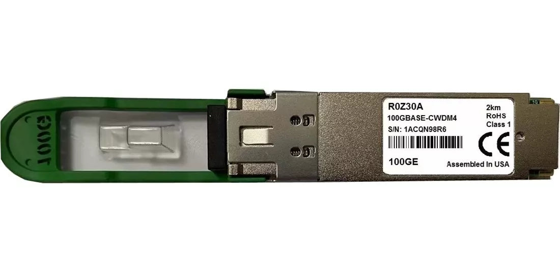 HPE R0Z30A Aruba QSFP+ 100 Gigabit Ethernet Transceiver Module New Open Box Image principale