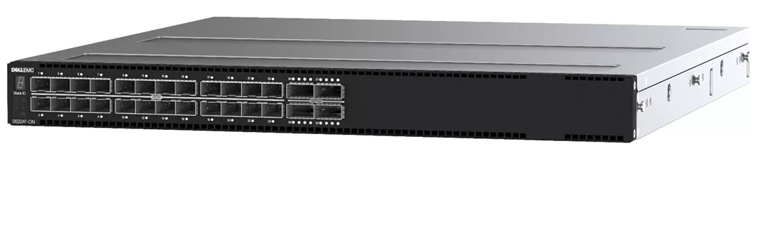 Dell 210-APHU ネットワーク S5224F-ON 24 x SFP28 + 4 x QSFP28 <tc>ネットワークスイッチ</tc> 電源ユニット2個付き | 中古品