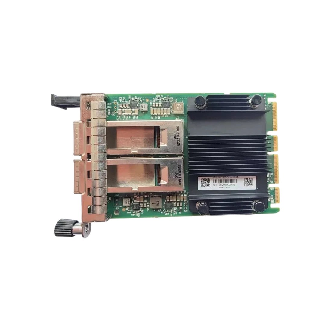 Mellanox MCX623436AN-CDAB ConnectX-6 Dx EN Adapter Card 100GbE OCP3.0 with Host Management Dual-Port QSFP56 PCIe 4.0 X16 No Crypto Thumbscrew (Pull Tab) Bracket | NEW FACTORY SEALED Main image