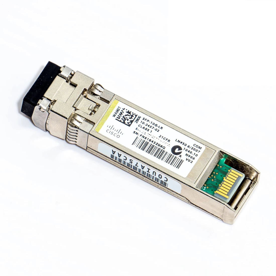 Cisco 10-2457-02 10GBase-LR SFP+ 收發器模組 10 Gbps |用過的 主圖