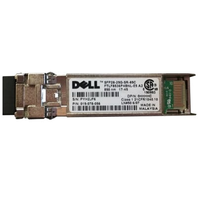 Dell PY7V9 25GE 850nm Short Wavelength SFP+ Transceiver Main image