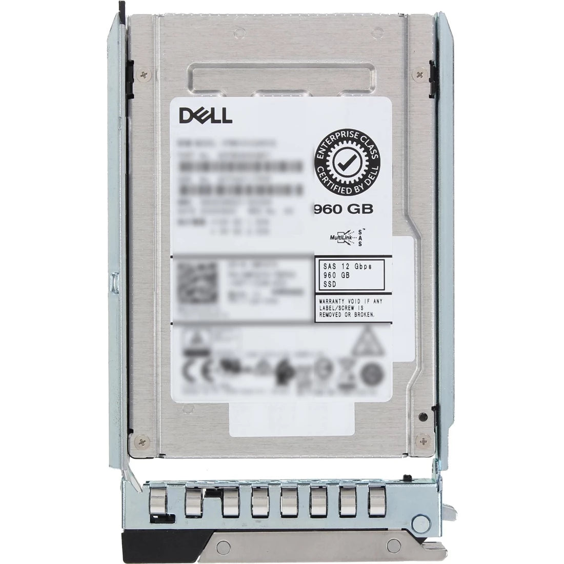 戴爾 400-BFRY 960GB SAS-12Gbps 混合用途 3DWPD 2.5 吋熱插拔 SSD 附托盤 |用過的