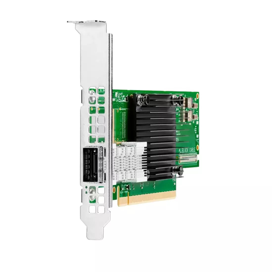 HPE P24247-001 InfiniBand HDR/乙太網路 200Gb 1 連接埠 QSFP56 PCIe4 x16 MCX653105A-HDAT 轉接器 |使用過的
