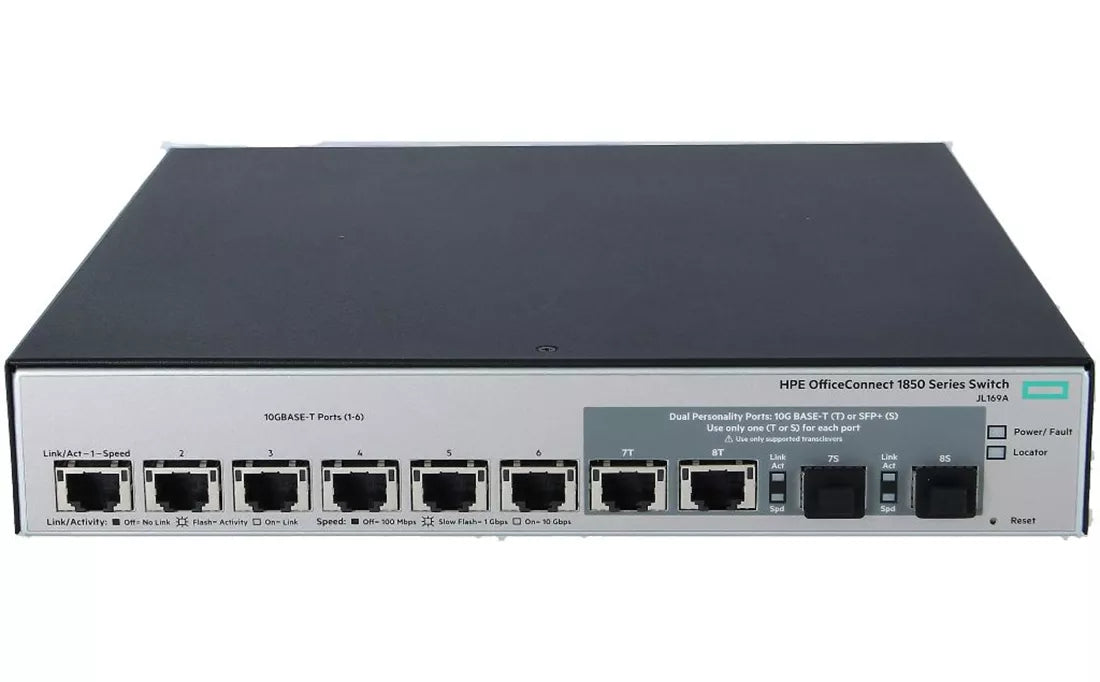 HPE JL169A\#ABA OfficeConnect 1850 6XGT 和 2XGT/SPF+ <tc>交换机</tc> | 二手 主图