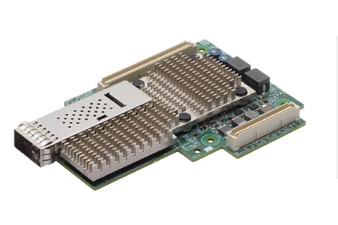 Broadcom M1100G16 단일 포트 100Gb/s 이더넷 PCI Express V3.0 x16 OCP 2.0 메자닌 카드 | 새 공장에서 밀봉됨