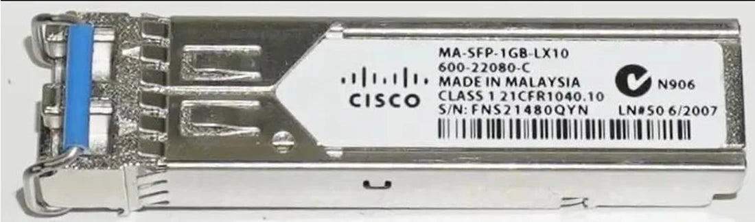 Cisco Meraki MA-SFP-1GB-LX10 SFP (Mini-GBIC) Transceiver Brandneu | GEBRAUCHT