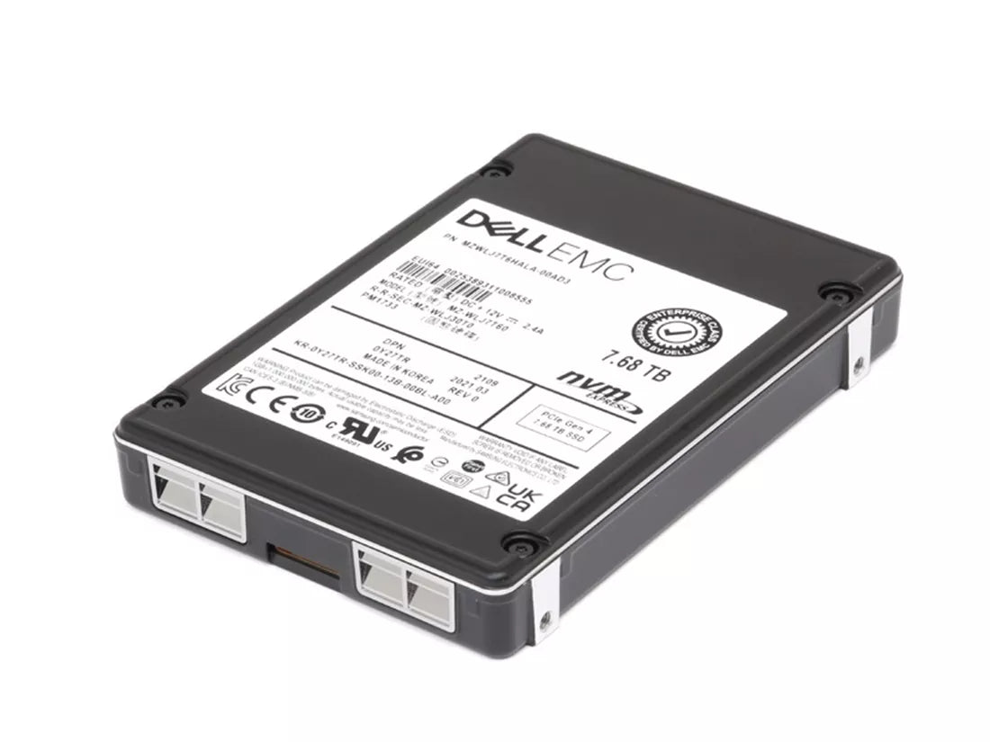 Samsung PM1733 MZWLJ7T6HALA-000D3 SSD 7.68 TB PCIe 4.0 x4 (NVMe) DELL OEM | USED Main image