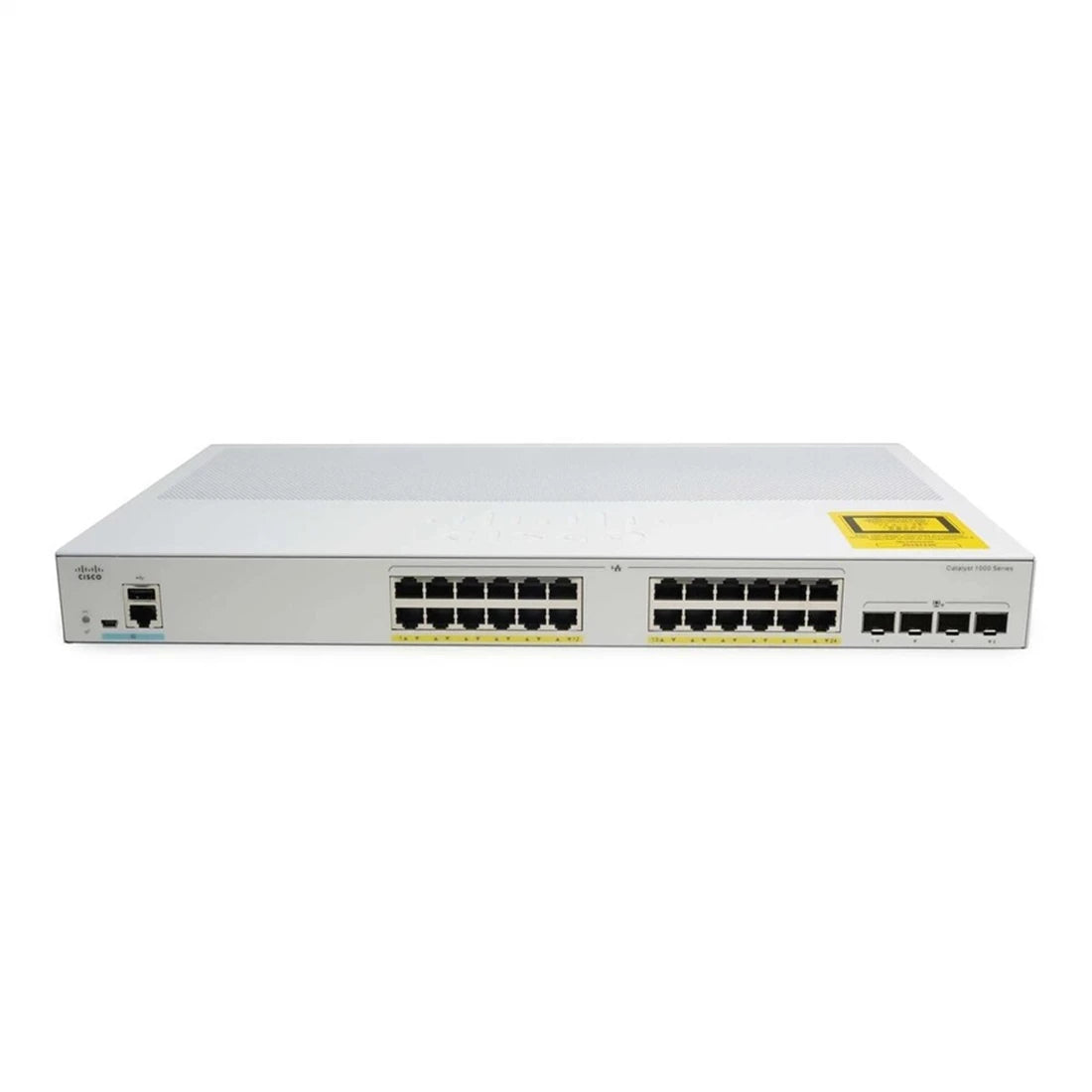 Cisco - C1000-24P-4X-L Catalyst C1000-24P Ethernet Switch - 24Ports Managed | USED