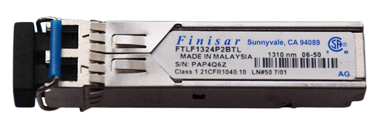 Finisar FTLF1324P2BTL 4.25G 長波 SFP 收發器 |用過的