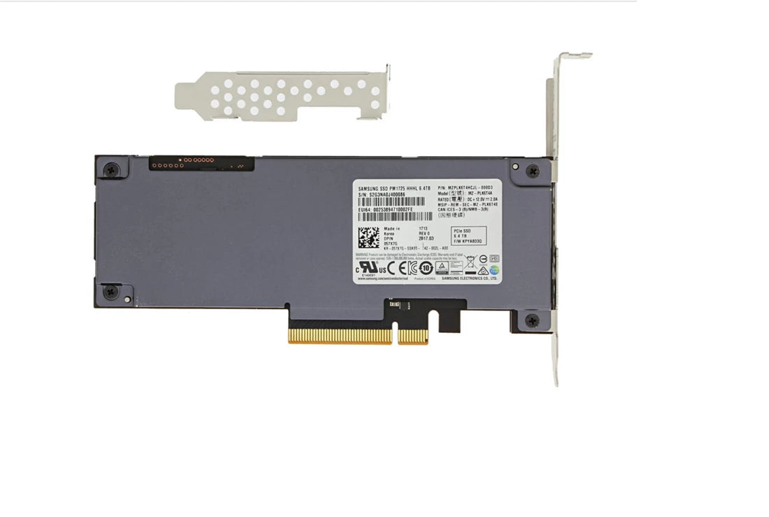 翻新|三星PM1725 MZ-PLK6T4A SSD 6.4 TB PCIE 3.0 X8（NVME）DELL OEM翻新