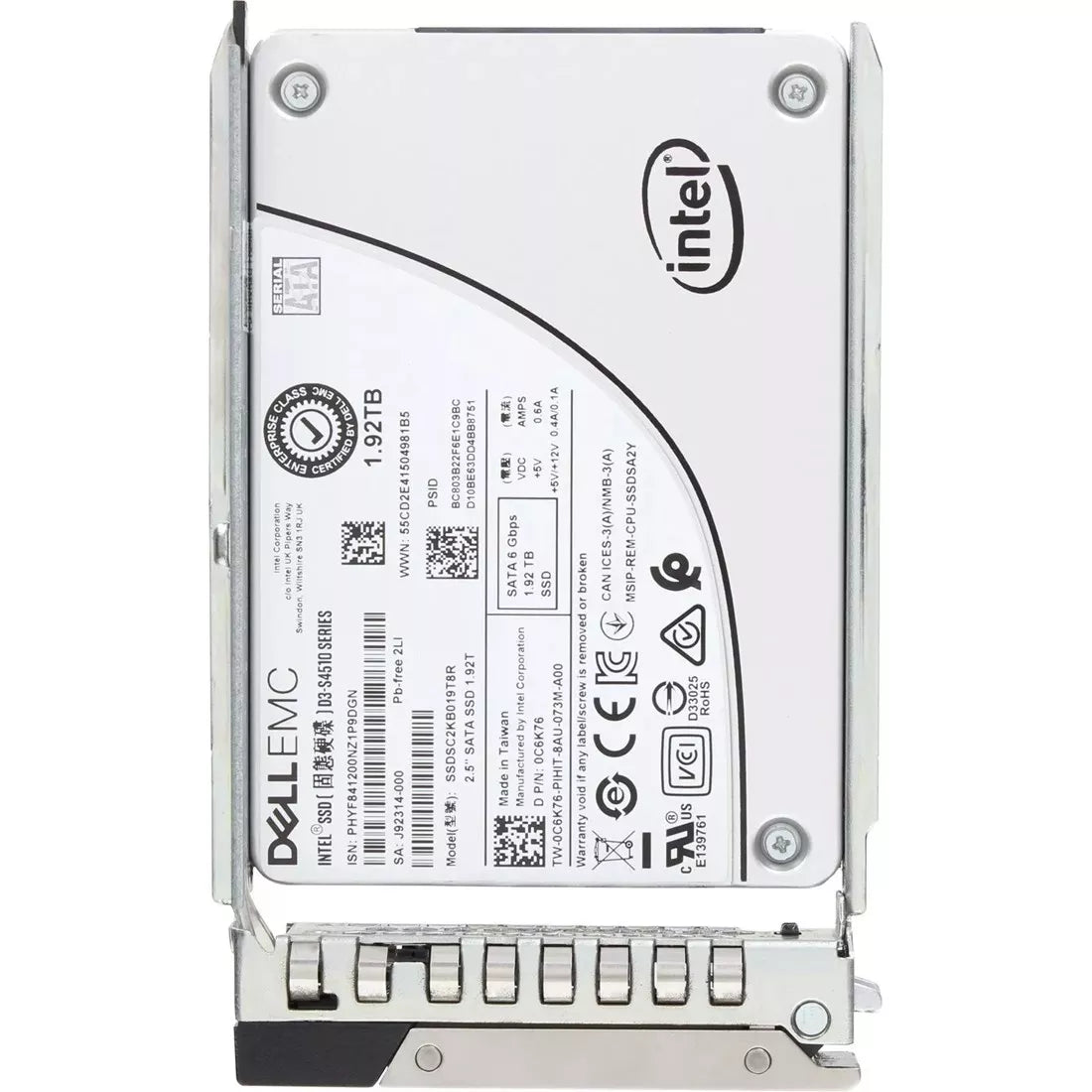 Dell C6K76 1.92TB SATA-6Gbps Read Intensive 1DWPD 2.5-Inch Hot Plug SSD New | BRAND NEW