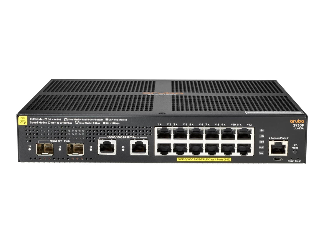 HPE JL693A\#ABA Aruba 2930F 12G PoE+ 139W <tc>Switch</tc> | GEBRAUCHT