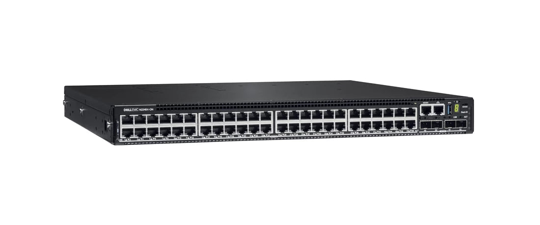 戴尔 210-ASPD 电源<tc>交换机</tc> 48 个 1/2.5Gb RJ45 端口、4 个 SFP28 端口、2 个 QSFP+ 端口，1U 管理型机箱 <tc>交换机</tc> | 二手
