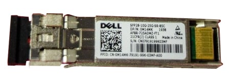 Dell SFP28-10G-25G-85C 10/25GbE Dual Rate SFP28 SR 85C Transceiver Ref Main image