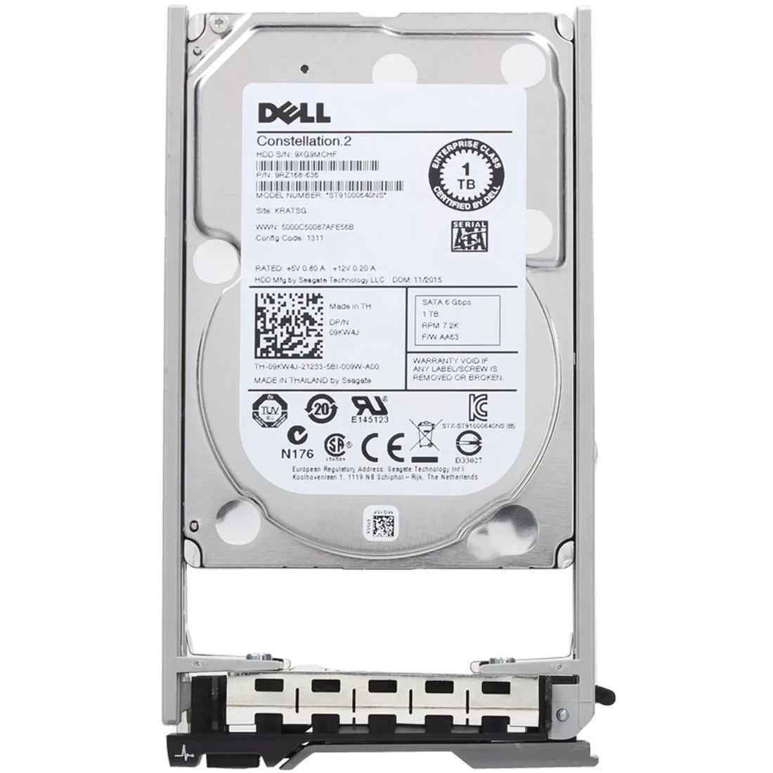 Dell 09KW4J 1TB 7200RPM SATA 6Gbps 2.5inch Internal HDD | USED