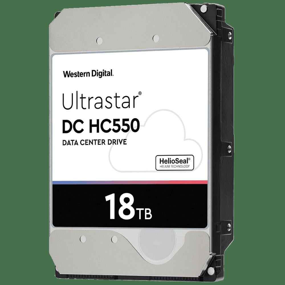 WD 0F38352 Ultrastar DC HC550 18TB 7.2k SAS-12g 512mb 512e SED 3.5 英寸硬盘 |用过的 主图