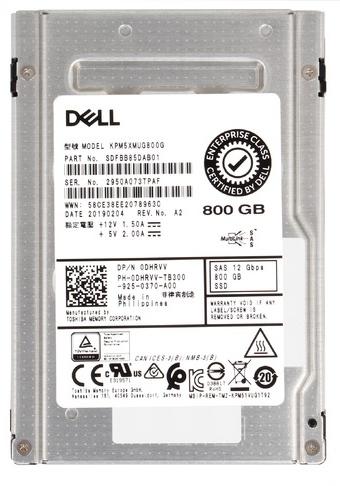 Kioxia KPM6XVUG800G 800GB SAS 24G PM6系列 WI TLC 固態硬碟 2.5" 固態硬碟 | 二手 主圖