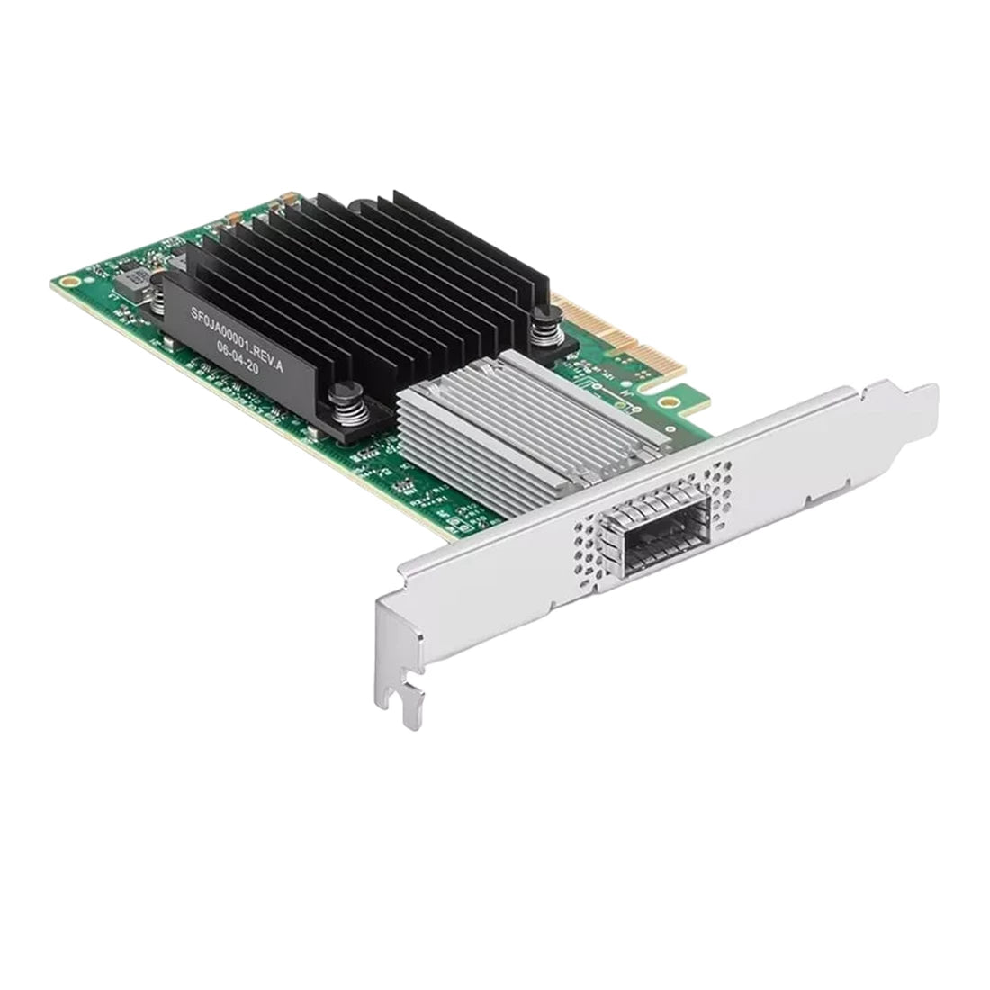 HPE P36056-001 乙太網路 100GB 1 埠 QSFP28 PCIe3 x16 MCX515A-CCAT 轉接器 |使用過的