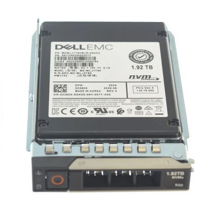 Dell 2380X 1.92TB NVMe PCIe Gen4 2.5in Enterprise Solid State Drive | USED Main image