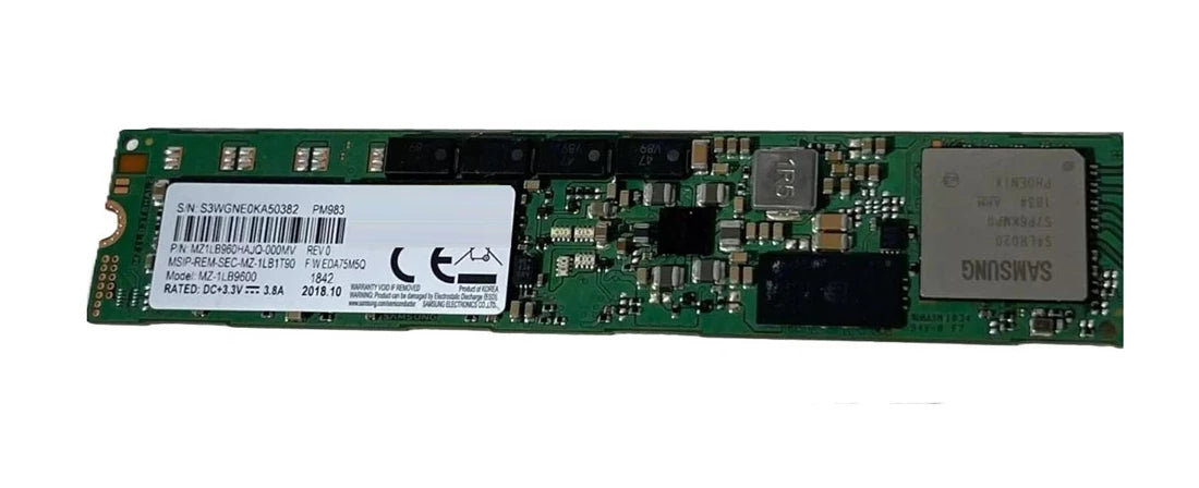 Samsung PM983 MZ1LB960HAJQ-000MV SSD 960 GB PCI Express 3.0 x4 (NVMe) Brand New | USED Main image