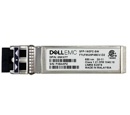 Dell FTLF8529P4BCV-D2 16GB SFP+ FC 단파장 트랜시버 | 사용된