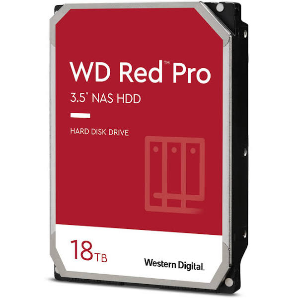 WD Red Pro NAS WD181KFGX 18TB 7200 RPM SATA 6Gb/s 512MB 缓存 3.5 英寸硬盘全新 |用过的