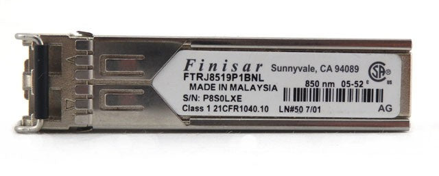 Finisar FTRJ8519P1BNL 2GB SFF 短波ファイバー チャネル トランシーバー |使用済み