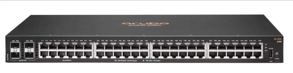 HPE JL676A Aruba 6100 48G 4SFP+ <tc>Switch</tc> | OCCASION Image principale