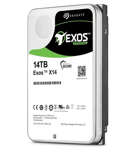 Seagate ST14000NM0048 Exos X14 14tb sas-12gbps 7.2K 512e/4kn 3.5inch hdd | USED
